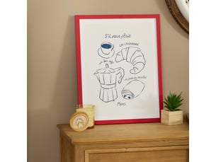 Affiche encadrée fra 40x50cm
