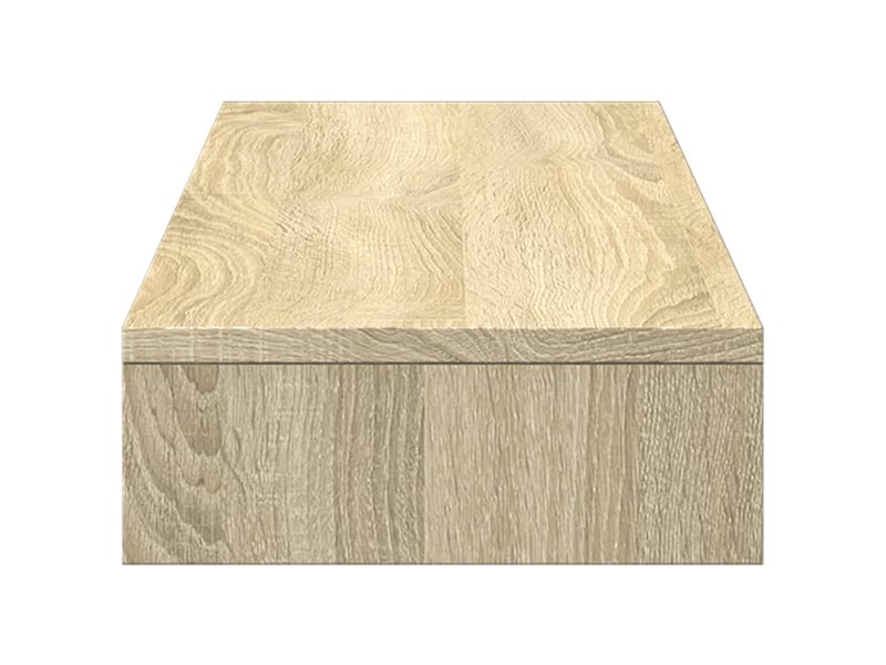  Support de moniteur table meuble bureau sonoma 100 x 27 x 10 cm bois d'ingénierie marron 02_0044975  - Conforama C