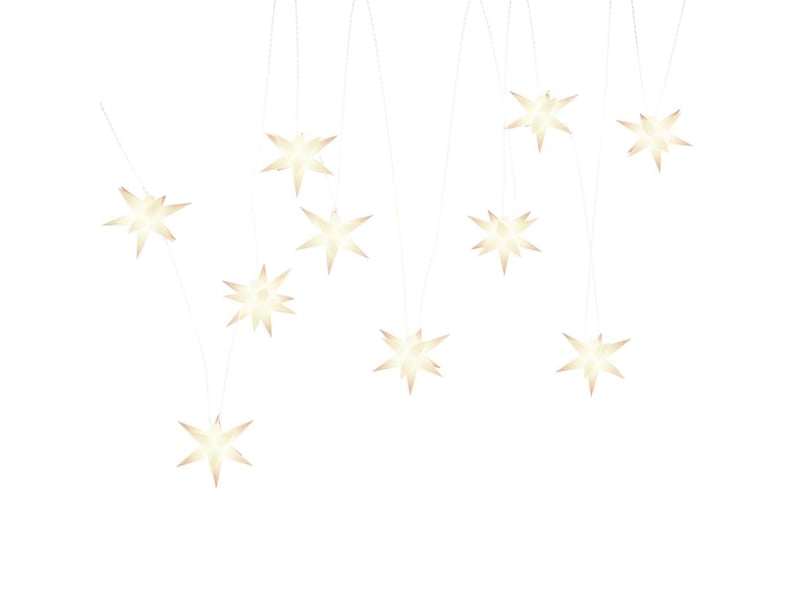  Lumière de noël 10 led blanc 10 cm  - Conforama E