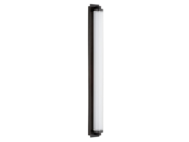  Argon hampton applique murale led intégrée hampton, finition titane brossé, 3000k  - Conforama B