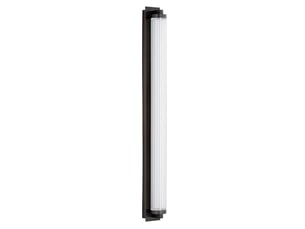 Argon hampton applique murale led intégrée hampton, finition titane brossé, 3000k