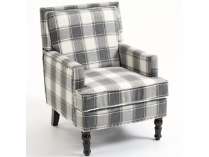 Fauteuil fixe MEULVA Coton / Lin bicolore vendu A l'unité