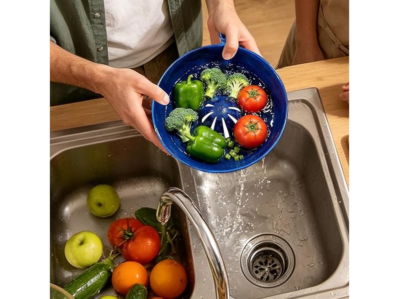  Bol lave-baies bol nettoyant pour fruits,pour fruits légumes fraises laver tremper préparer cuire cuire au four servir sur le plan de  - Conforama C