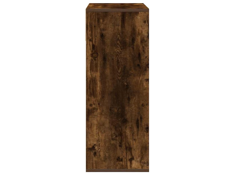  Bibliothèque, étagère de rangement chêne fumé 66x31x80 cm bois d'ingénierie  - Conforama E