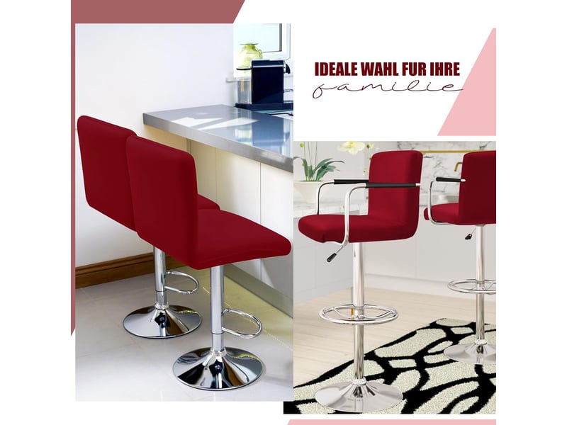 Housses de chaise de bar, lot de 6, salle à manger - Conforama C