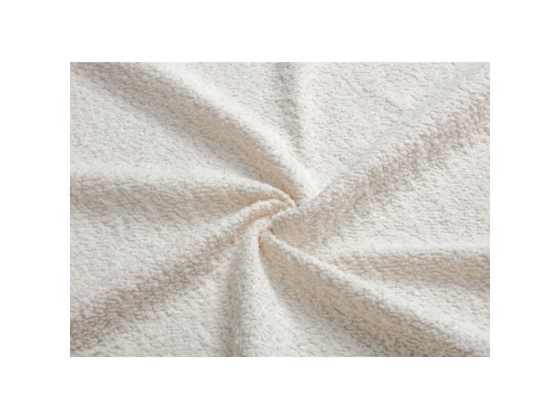  Lit capitonné beige 140x190 sans matelas — garde-corps amovible, poche en tissu intégrée, velours unique  - Conforama E