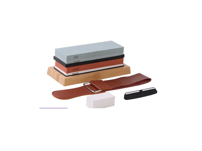 Kit de pierre à aiguiser pour couteaux grain double face 4001000 et 30008000 - Conforama A