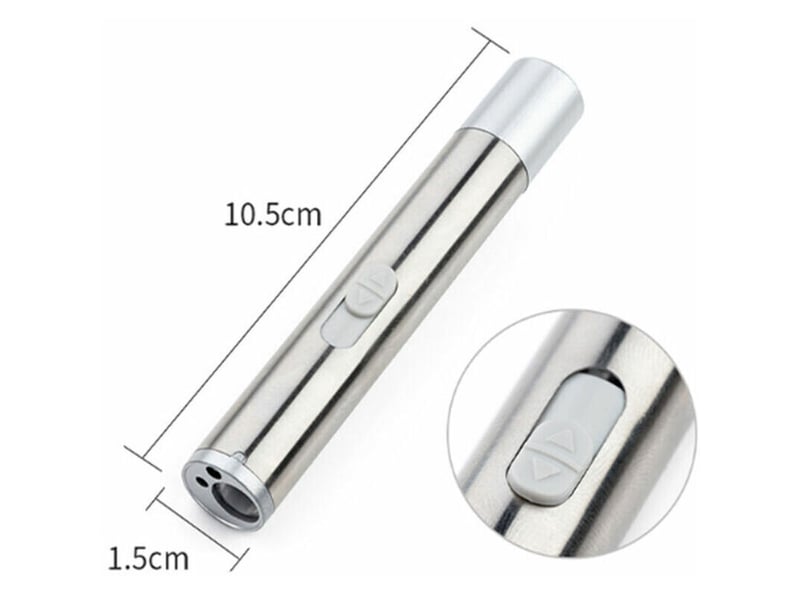  3-in-1 multi-fonctionnel lampe de poche led mini lampe torche portable usb rechargeable flash light  - Conforama B