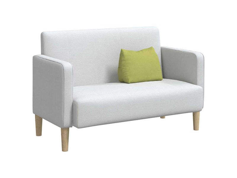 Coussin de dos, coussin de dossier vert clair 45 x 20 x 35 cm tissu cf55057 - Conforama C