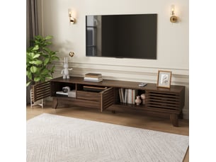 Meuble tv coloris bois foncé 170 cm BEAOK  