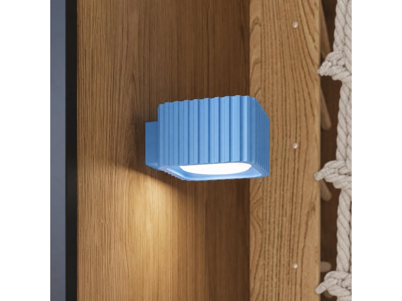 Plafonnier riff 2 azur gx53 aluminium moderne 8x20.5x10cm SL.3110 - Conforama D