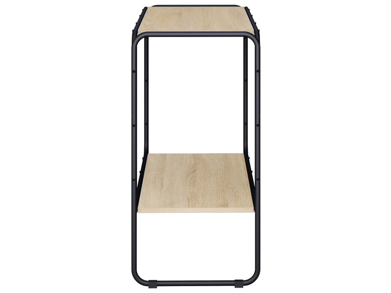 Buffet salon, buffet de rangement chêne sonoma 93.5x38x75 cm bois d'ingénierie  - Conforama D