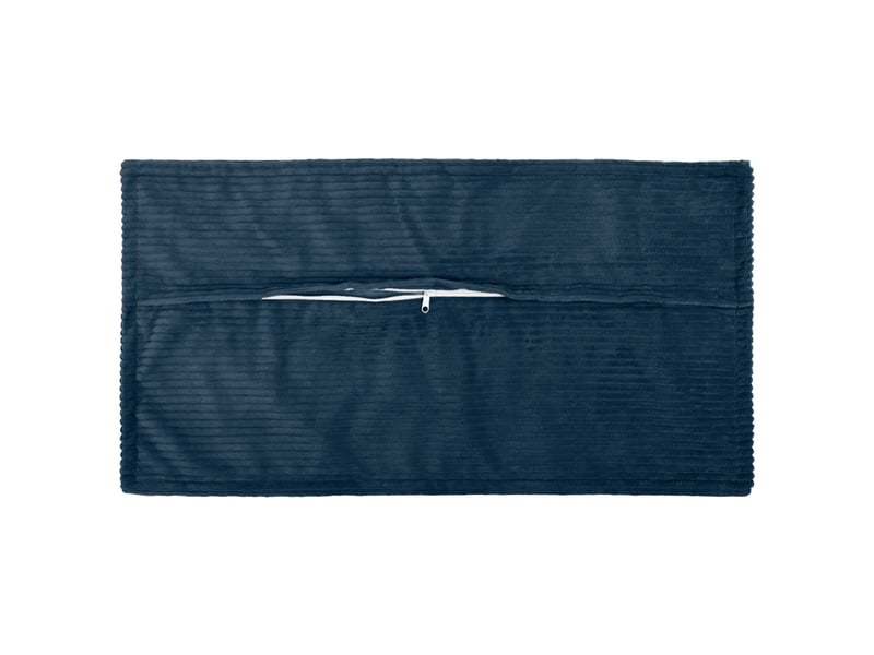  Lot de 6 housses de coussin houten bleu marine 40 x 80 cm cf49806  - Conforama C
