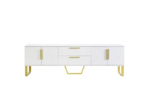 Meuble tv coloris blanc 170 cm   