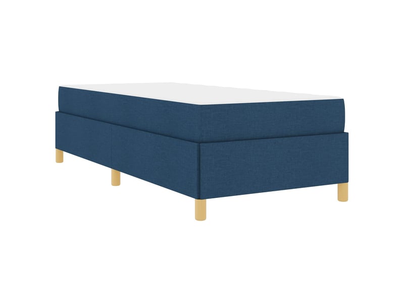  Lit simple- lit adulte -  cadre de lit bleu 80 x 200 cm tissu  - Conforama C