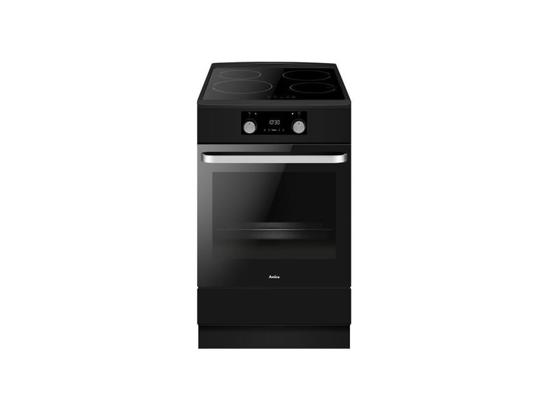  Table de cuisson induction 50 cm 4 foyers et four encastrable noir acid605n1 AMI5906006588649 - Conforama A