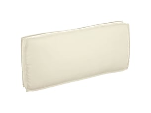Coussin d'assise, coussin pour chaisecanapé tissu oxford crème 120 x 50 x 12 cm cf56656