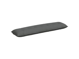 Coussin de dos, coussin de dossier gris foncé 200 x 19 x 50 cm tissu cf54711
