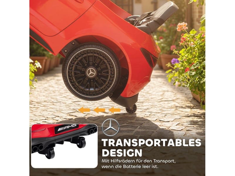  Voiture électrique enfant 99x55x43 cm mercedes-amg rouge  - Conforama C