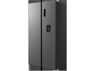Réfrigérateur combiné américain 605 l encastrable inox galaxy inox avec distributeur d eau et no frost