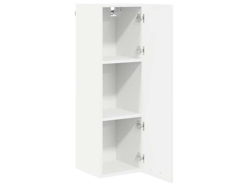  Meuble de rangement cuisine, armoire suspendue blanc 30x31x100cm bois d'ingénierie  - Conforama E