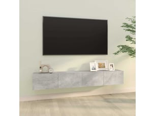 Meuble tv coloris gris 100 cm <strong></strong>  <strong></strong>