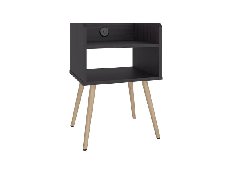  Table de chevet didi de 40 cm, wengé  - Conforama A