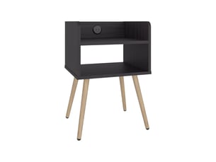 Table de chevet didi de 40 cm, wengé