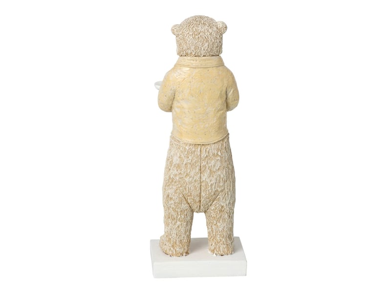  Statue ours serveur théa 180cm beige  - Conforama C