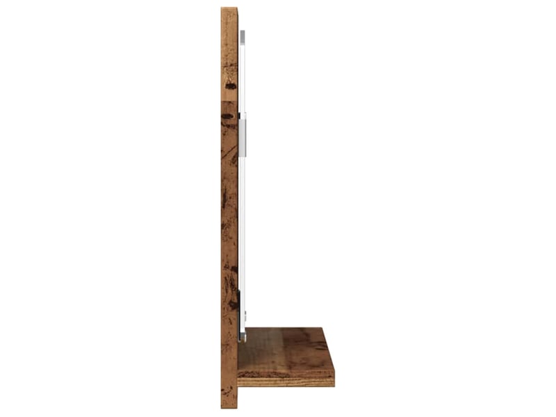  Armoire à miroir de salle de bain vieux bois bois d'ingénierie shl1254  - Conforama E