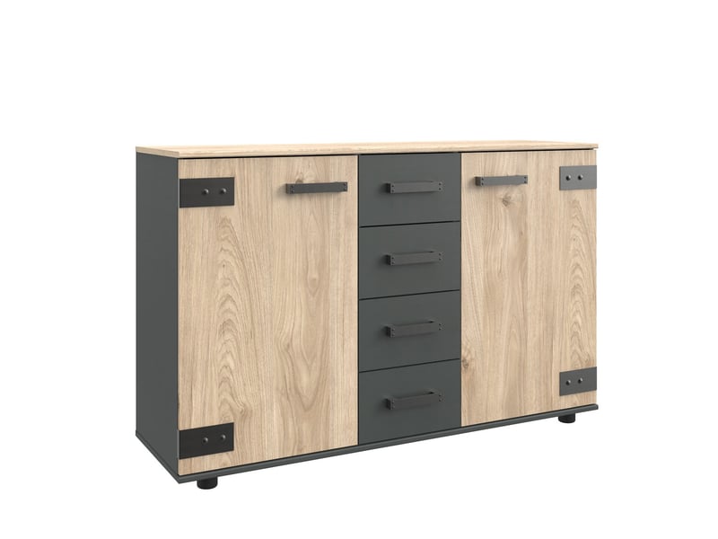 Commode adulte industrielle 130 cm madrid - Conforama A