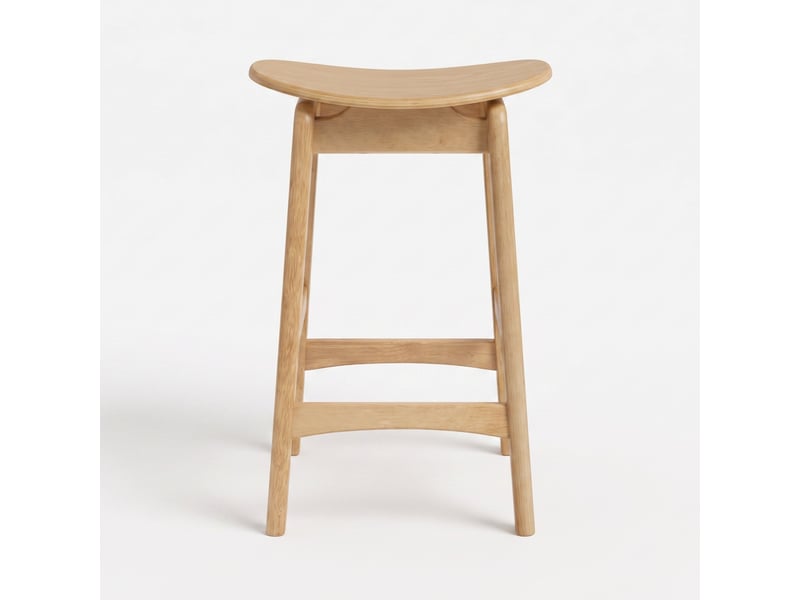  Lot de 2 tabourets pour îlot central 63 cm en bois clair-jude Jude - Conforama E
