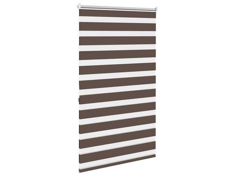  Store vénitien zebra, store de fenêtre 100,9 x 175 cm, largeur du tissu 96,7 cm, couleur café cf48198  - Conforama D