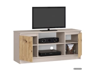 Meuble tv coloris beige AKORD RTV K120 2D 1P