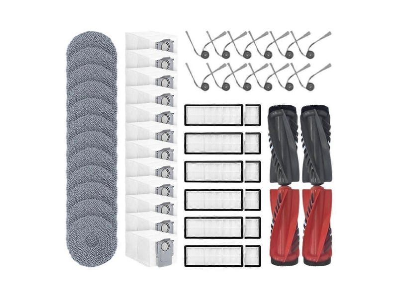  For roborock qrevo c c pro curv curvc edge edgec 5ae s5v parts main side brush filter mop dust bag  - Conforama B