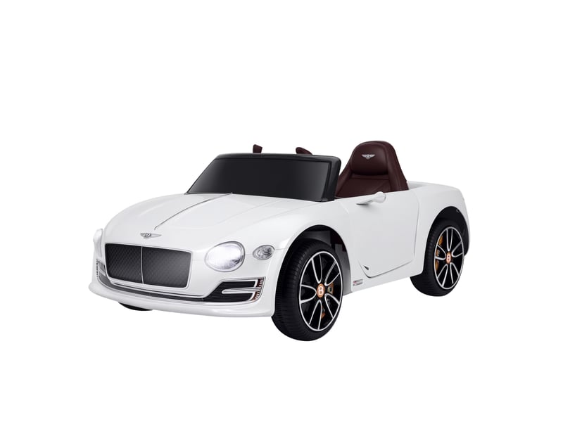 Voiture bentley gt pour enfants, voiture électrique sous licence avec télécommande, 2 moteurs 390, blanche, 108 x 60 x 43 cm - Conforama A