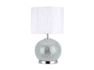 Lampe à poser fabrilamp secoya e27 coloris miroirchromé 50 x 30 x 30 cm