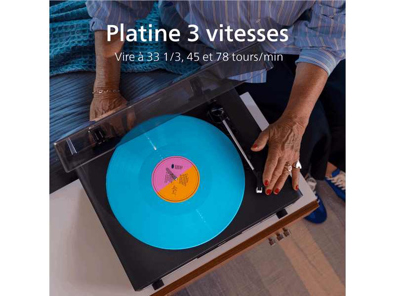  Platine vinyle bleutooth philips tav3000b  - Conforama E