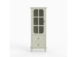 Buffet 1 porte(s)  2 tiroir(s)   - 50 cm coloris blanc 