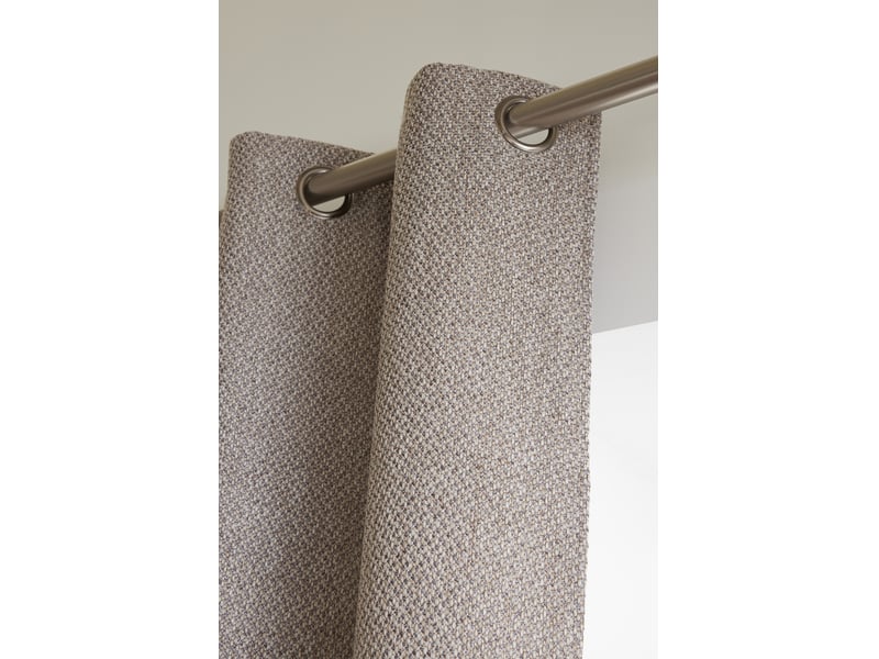  Rideau atlas galet 140 x 240 cm jacquard fils teints 8 œillets 460 gm² 15683 - Conforama E