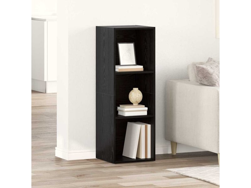  Ensemble meuble tv - banc tv - meuble de rangement 72 x 35 x 37 cm noir bois d'ingénierie  - Conforama B