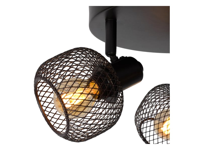 Spot plafond diam. 37 cm 3xe14 noir - lucide - maren  - Conforama B