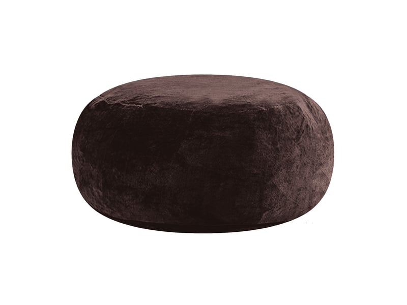  Fauteuil pouf modenvie 100 x 100 x 50 cm pliable marron  - Conforama A