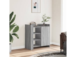 Buffet - bahut - meuble de rangement sonoma gris 73,5x35x75 cm bois d'ingénierie