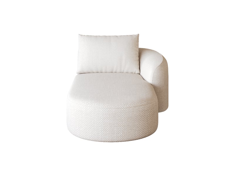 Canapé convertible blanc 2 places, petit canapé lit couchage droit, sofa moderne pour petit salon 168cm - Conforama A