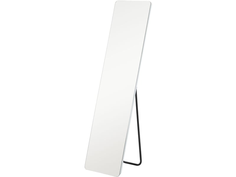  Miroir sur pied led 150 x 40 cm – transparent – 3 couleurs de lumière, variateur tactile et support métal  - Conforama D