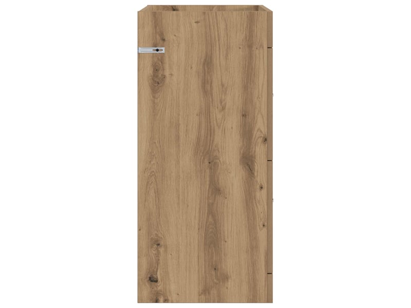  Meuble sous lavabo de salle de bain, commode chêne artisanal shl7042  - Conforama E