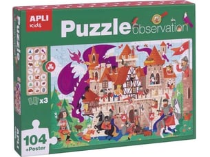 Puzzle chateau observation 104 pieces