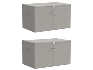 Boîte de rangement 2 pcs tissu intissé 55x35x32 cm 61,6 l shl18400