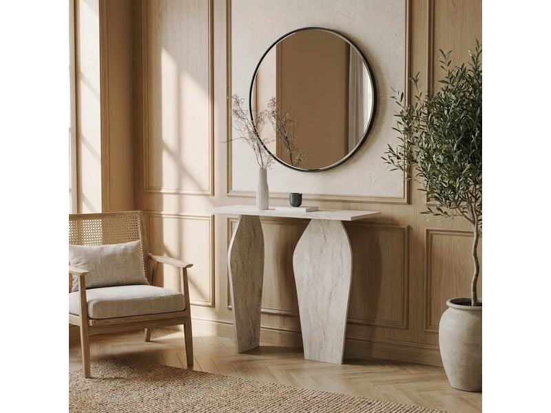 Console d'entrée moderne en bois arya  - Conforama B